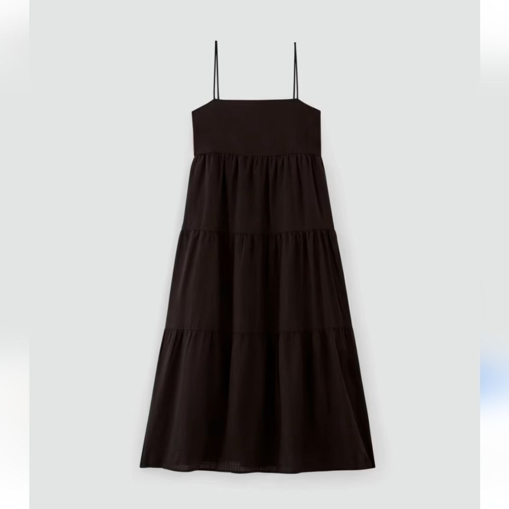 Everlane Black Midi Dress